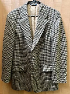 Traditional Brooks Brother 40R Tweed Wool Blazer Plaid Sport Coat Jacket Vintage • $39.99
