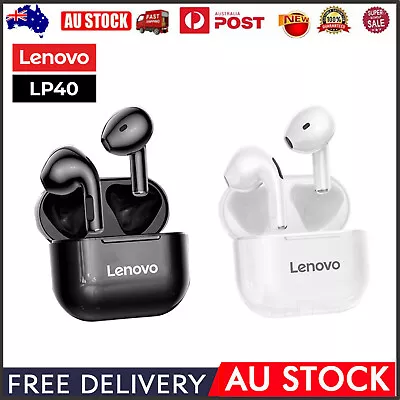 $24.31 • Buy Lenovo LP40 TWS Wireless Earbuds Earphones Bluetooth Headphone Headset With Mic