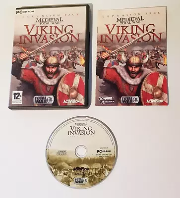 Medieval Total War - Viking Invasion - Expansion Pack - PC CD-ROM • £3.50