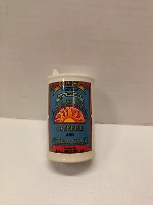 Vintage 1998 Sunrise Coffee And Tea Co. Ceramic Salt Shaker Hermitage Pottery • $9.99