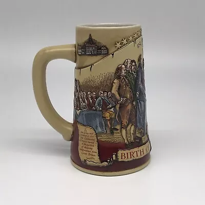 Miller High Life Beer Stein Birth Of A Nation 1885-1992 Second In Series • $12