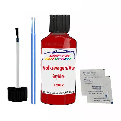 Touch Up For Volkswagen/Vw Grey White Paint R902 Scratch Repair • £7.88