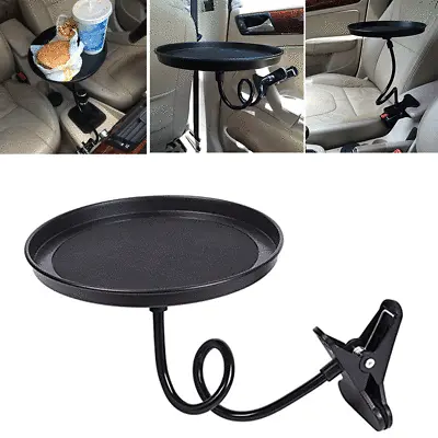 $33.20 • Buy Universal Car Swivel Mount Holder Travel Cup Coffee Table Stand Food Eating Tray