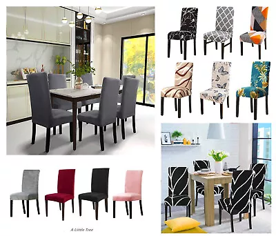 £2.59 • Buy Stretch Removable Dining Chair Cover Covers Slipcover Wedding Home Seat Cover