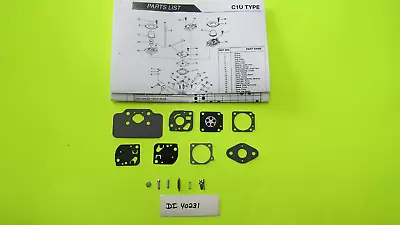 Homelite HT17 HT19 HT21 HT22 HX16 HX22 Zama C1U-H12 C1U-H12A C1U-H12B Carb Kit • $20.95