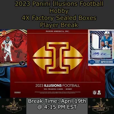 Peyton Manning - 2023 Panini Illusions Football Hobby 4X Box Player BREAK #1 • $2.49