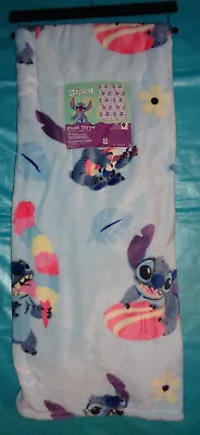Disney Stitch Throw Blanket 50 In. X 70 In. Surfboard Ice Cream Cone Ukulele • $39.99