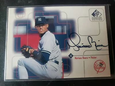 1999 Upper Deck SP Signature  Mariano Rivera Autograph Auto New York Yankees • $145