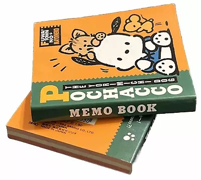 2 Pochacco The Yorimichi Dog Mini Memo Books Rare Sanrio Kawaii Japan 1994 • $44.95