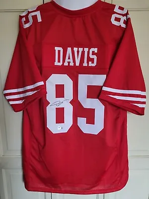 Vernon Davis #85 Autographed San Francisco 49ers Jersey Beckett COA • $79