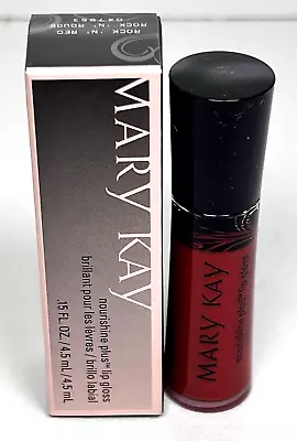 Mary Kay Nourishine Plus Lip Gloss Rock N Red Rouge 47953 With Box • $7.50