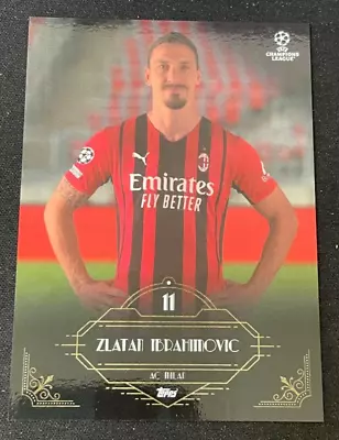 Topps 2021 Deco UCL Soccer Magic Numbers AC Milan Zlatan Ibrahimovic • $15