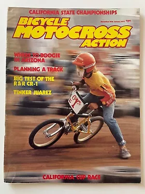 Bicycle Motocross Action 1st IssueDecember 1976 Rare Original  BMX Magazine • $800