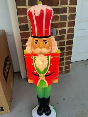 Cracker Barrel 30'' Lighted Nutcracker Blow Mold Christmas Decoration NEW 2023 • $95