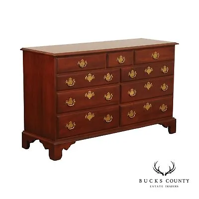$1195 • Buy Harden Chippendale Style Cherry Double Dresser