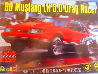 '90 Mustang LX 5.0 Drag Racer 1:25 Scale Plastic Model Kit REVELL 85-4195 • $32