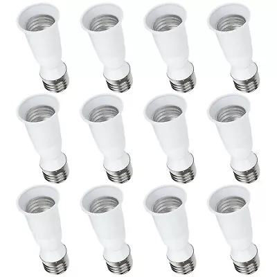 12 Pcs Edison To E27 Extender Adapter Screw Converter Lamp Bulb Socket • $19.99