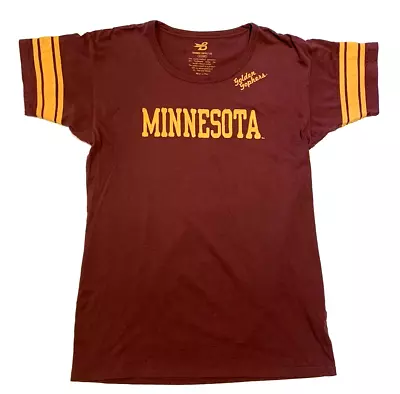 Minnesota Golden Gophers Women's XL Short Sleeve T-Shirt - Vintage? Maroon Gold • $12.99