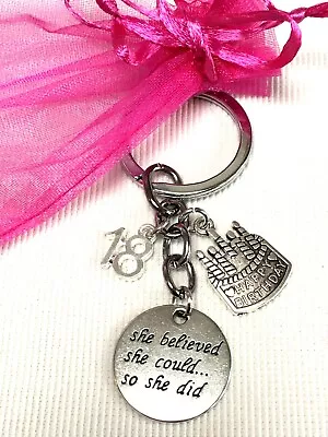 £3.49 • Buy 18th 13th 16th 21st 30th 40th 50th 60th 70th 80th Birthday Gift Keepsake Keyring