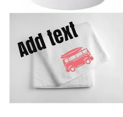 Campervan With Text🌈 Face Cloth Gift • £3.99