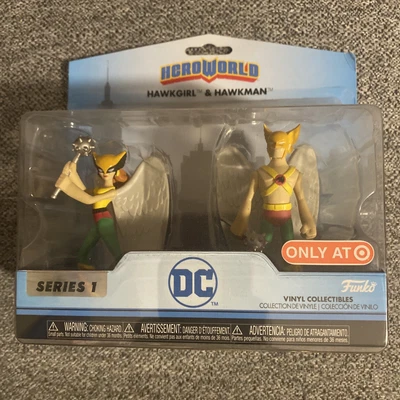 $5 • Buy Funko Hero World Hawkgirl & Hawkman DC Series 1 4  Vinyls - NEW Target Exclusive