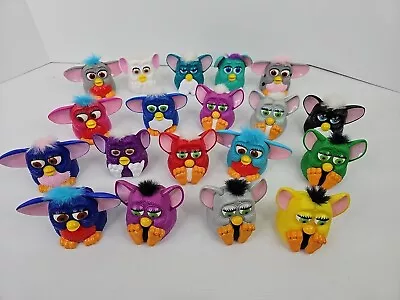 FURBY Figurines McDonald’s Happy Meal Toys 1998 Lot Of 19 Vintage Collectible • $31.34