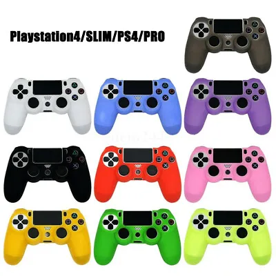 $15.34 • Buy AUS Soft Silicone Controller Case Skin Cover For Playstation4/SLIM/PS4/PRO Store