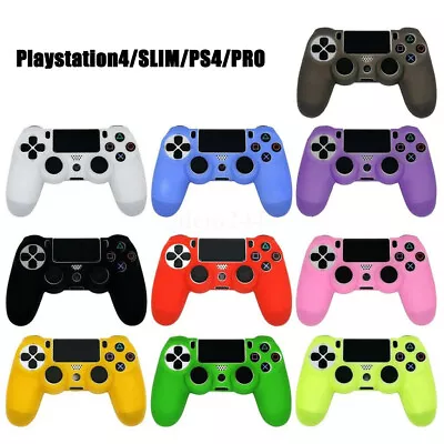 $15.34 • Buy AUS Soft Silicone Controller Case Skin Cover For Playstation4/SLIM/PS4/PRO Store
