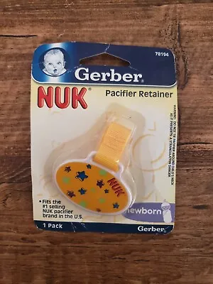 Vintage Gerber Nuk Pacifier Retainer Clip New • $5.99