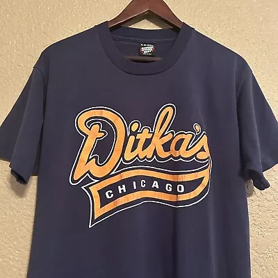 Vintage Ditka's Chicago Restaurant Screen Stars Single Stitch T-Shirt Size XL • $29.99