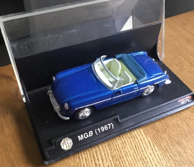 £6.50 • Buy 1967 MGB Roadster New Ray 1/43 Scale - Blue In Display Case Box