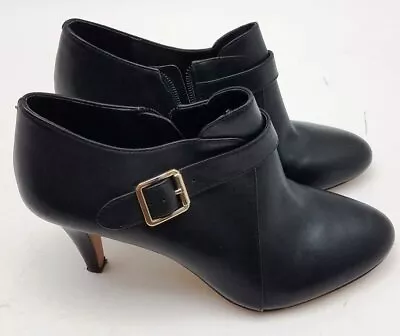 Women's VINCE CAMUTO Black Heeled Ankle Boots 7.5M • $19.99