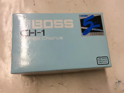 $138.75 • Buy BOSS SUPER Chorus CH-1 Blue Effect Guitar Audio Equipment