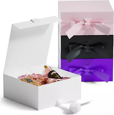 Magnetic Gift Box For Presents 7.08X7.08X2.95 InSmall Gift Boxes With Lid For W • $10.49