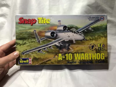 REVELL SNAP TITE PLASTIC MODEL KIT A-10 WARTHOG 1:72 Brand NEW Sealed BOX! • $29.50