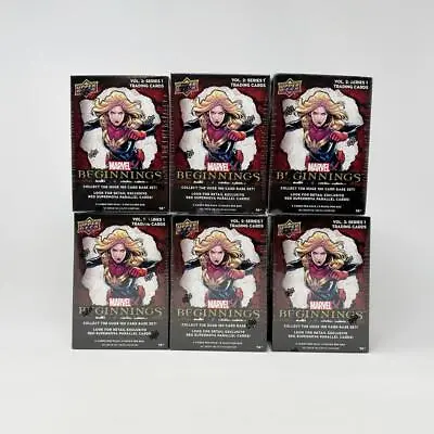Upper Deck Marvel Beginnings Vol 2 : Series 1 Trading Cards 6 NEW Blaster Boxes • $109.98