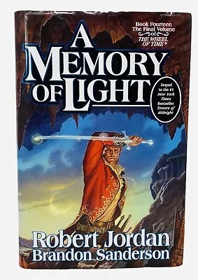 Wheel Of Time A Memory Of Light 1st Edition Robert Jordan Auto ￼Signed • $39