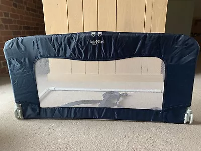 BabyDan Folding Bed Guard Navy Blue VGC • £20