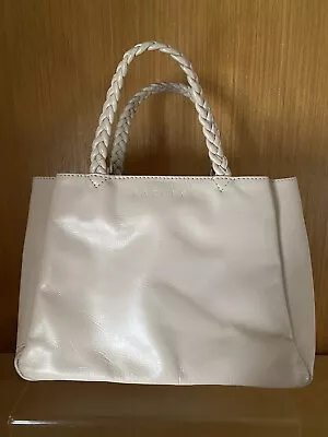 Radley Cream Soft Leather Small Hand/shoulder Bag • £8