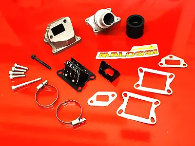 Vespa Ss50 Ss90 V90 V100 125 Et3 Malossi Phbl 24/25 Carburetor Reed Valve Kit • $179.04