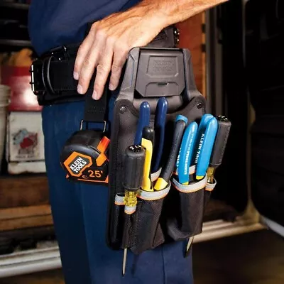 KLEIN TOOLS Tradesman Pro Electrician Multi Tool Belt (Clip On) Pouch Bag (NEW) • $38.02