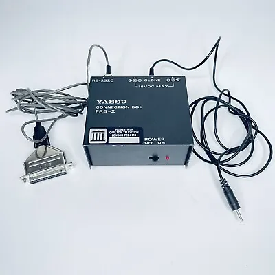 Yaesu Connection Box FRB-2 FRB2 Handheld Radio Interface Box Programming SPARES • £63.20