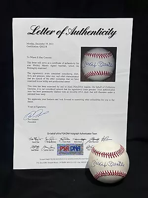 Mickey Mantle New York Yankees Signed Autograph A.l. Baseball Coa Loa Psa/dna • $999.97