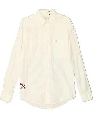 MURPHY & NYE Mens Shirt Medium Off White AH04 • $17.88