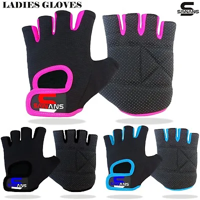 £4.99 • Buy SAWANS® Ladies Gloves Gym Workout Weight Lifting Cycling Fitness Training Straps
