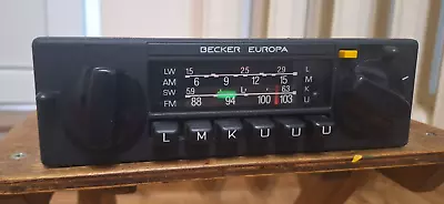 Vintage Becker Europa 598 Mercedes-Benz Radio 107 W111 W114 W115 W116 W126 • $285