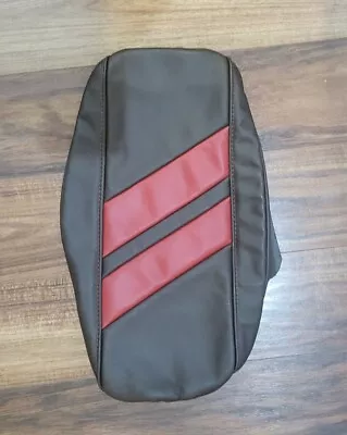 Corvette C6 Grandsport Console Lid Cushion Cover Ebony Red Hash Stripes 2005-13 • $175