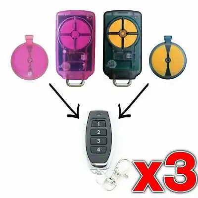 3 X ATA PTX5 TrioCode Garage Door Remote Replacement GDO 6v3/6v4/7v2/7v3/8v3/9v2 • $30.50