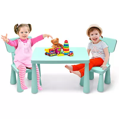 3 Piece Kids Table And Chair Set Toddler Activity Desk And Chairs Kids Furniture • £67.95