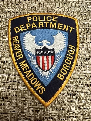 Police Patch Beaver Meadows Pennsylvania  • $1.25